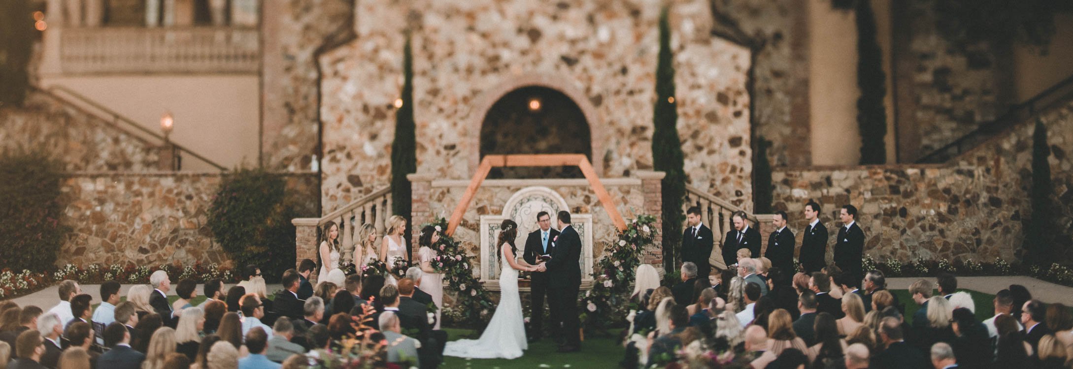 Beautiful Bella Collina Grand Lawn Wedding Ceremony