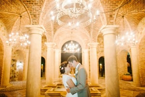 Bella Collina Archway Chandelier Photoshoot