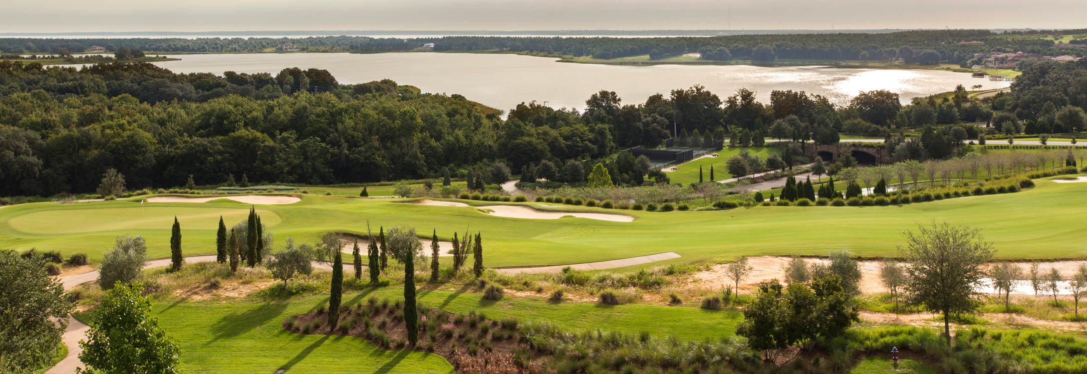 Bella Collina Golf Course Aerial Lakefront View