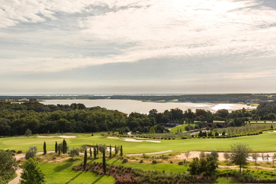 Bella-Collina-Golf-Course-Lake-Sky-View