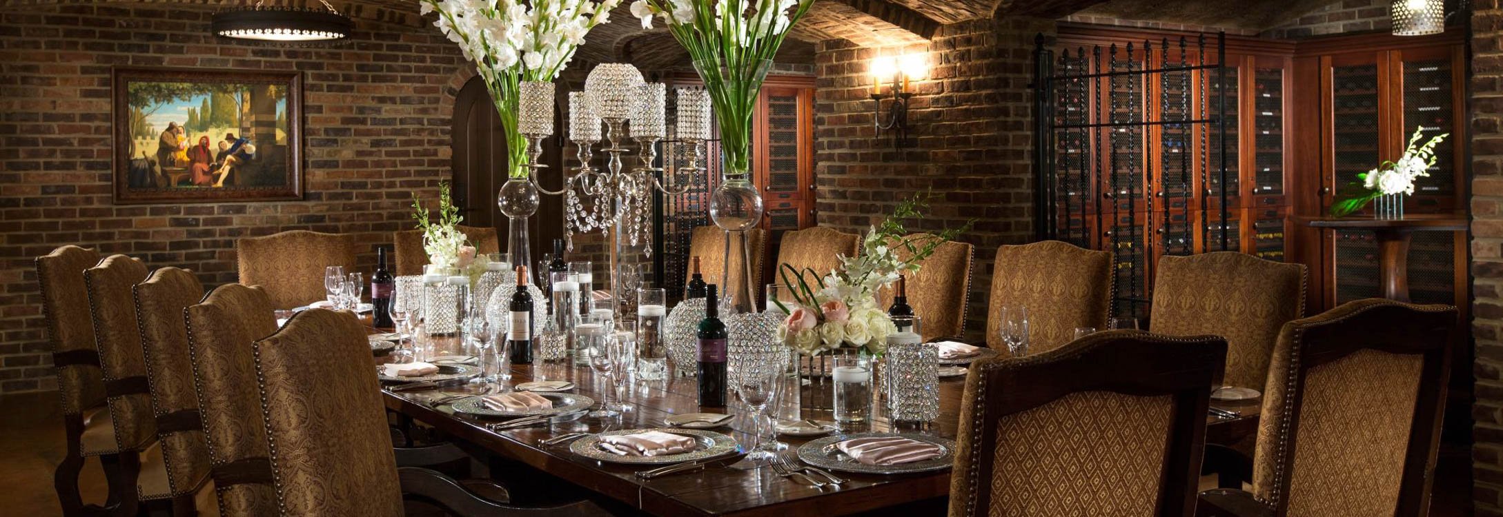 Bella Collina Wine Cellar Dining Venue