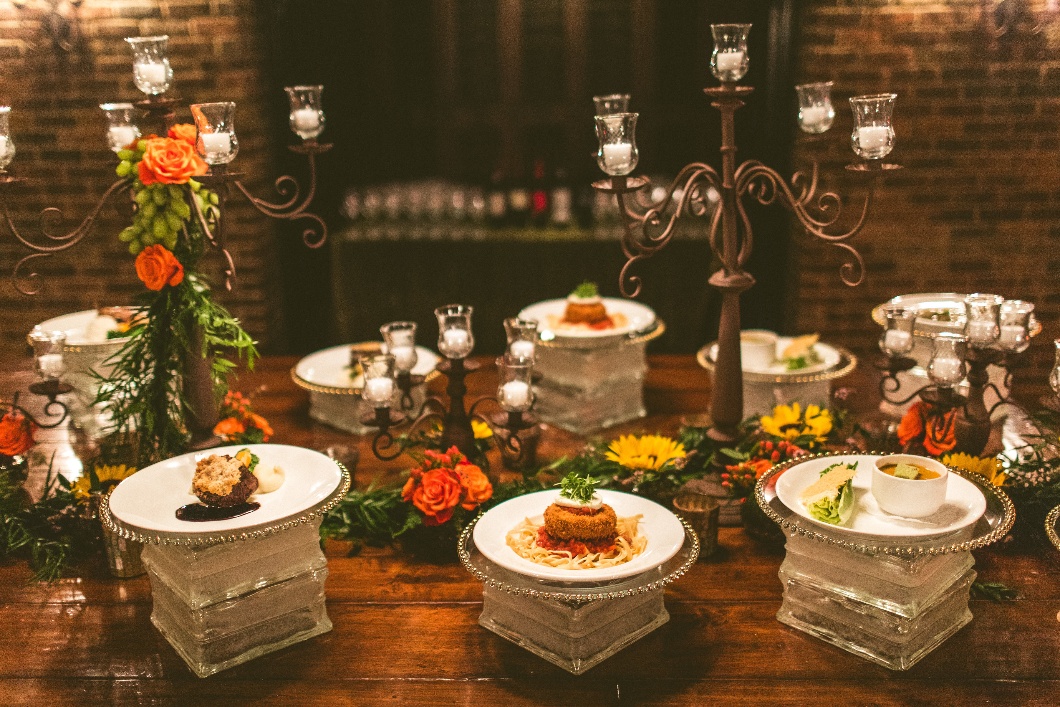 Bella Collina Wedding Menu Options