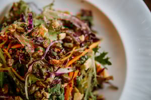 Edamame Peanut Crunch Salad