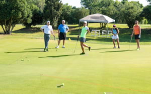 Golf Academy at Bella Collina Putting Challenge at the practice facility