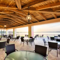 Covered Seating Area