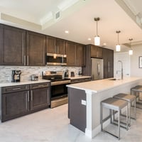 3 Bedroom / 2 Bedroom + Den Suite - Kitchen