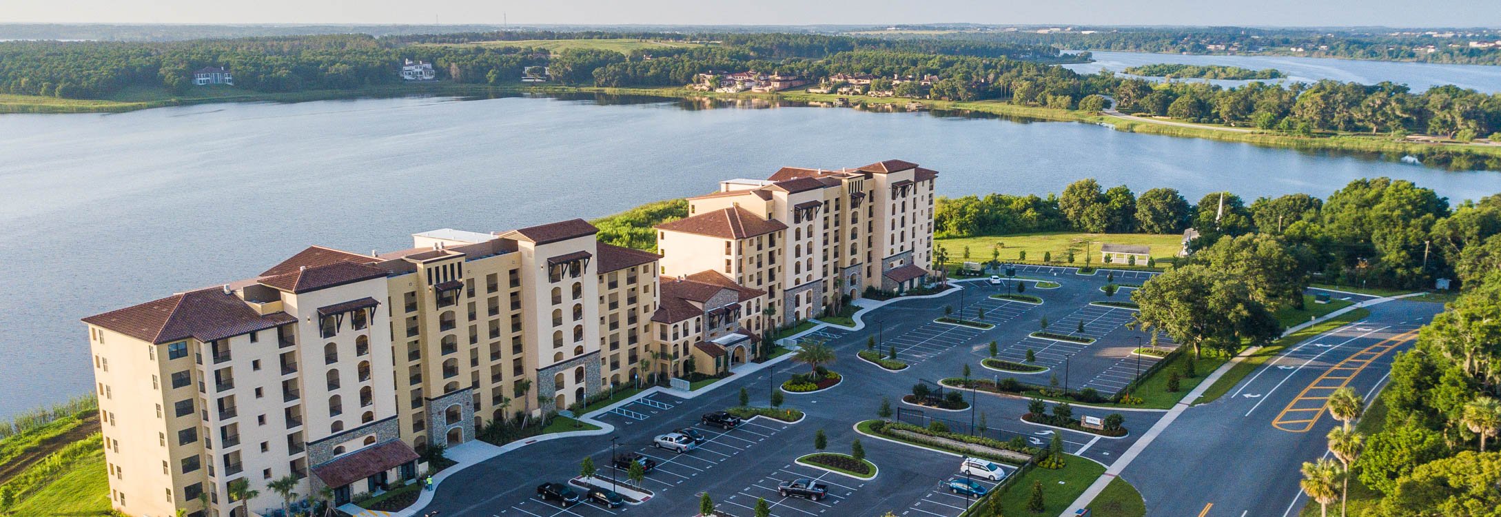 Siena Towers Aerial View Lakefront
