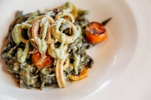 Squid Ink Fettuccini
