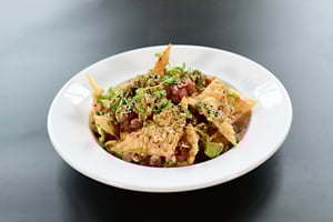 Tuna Poke Nachos