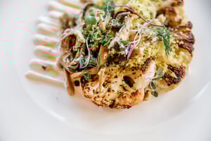 Zaatar Crusted Cauliflower Steak